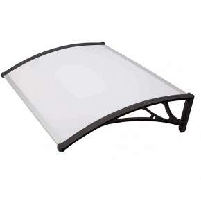 Pensilina 100x80 in Policarbonato Opaco Copertura Antipioggia Esterno 2