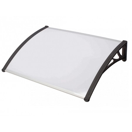 Pensilina 120x100 in Policarbonato Alveolare Opaco Tettoia Antipioggia