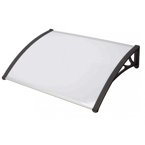 Pensilina 120x120 Alveolare Opaco in Policarbonato Copertura Antipioggia