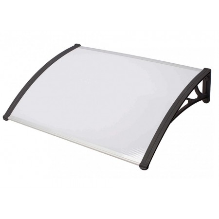 Pensilina 120x120 Alveolare Opaco in Policarbonato Copertura Antipioggia