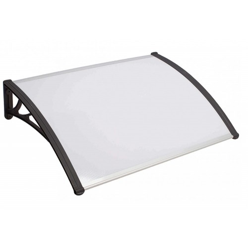 Pensilina 120x120 Alveolare Opaco in Policarbonato Copertura Antipioggia