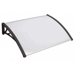 Pensilina in Policarbonato Alveolare Opaco 150x120 Antipioggia Portone