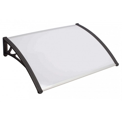 Pensilina in Policarbonato Alveolare Opaco 150x120 Antipioggia Portone