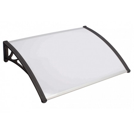 Pensilina in Policarbonato Alveolare Opaco 150x120 Antipioggia Portone