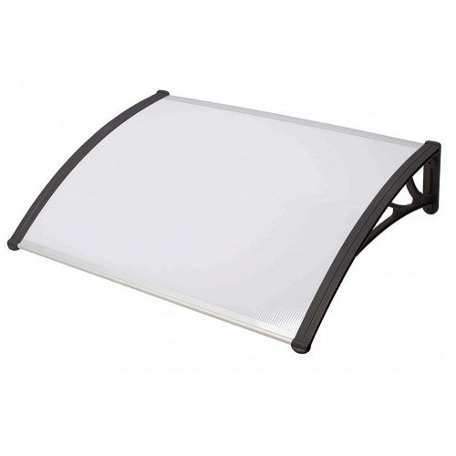 Pensilina in Policarbonato Alveolare Opaco 150x120 Antipioggia Portone