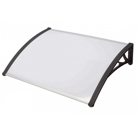 Pensilina in Policarbonato Alveolare Opaco 150x120 Antipioggia Portone