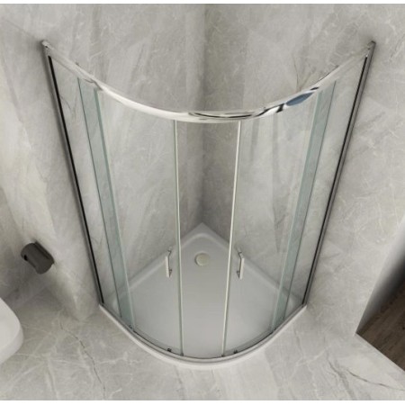 Box Doccia Cristallo 70x90 80x80 90x90 Semicircolare 6 mm | BricoShop24