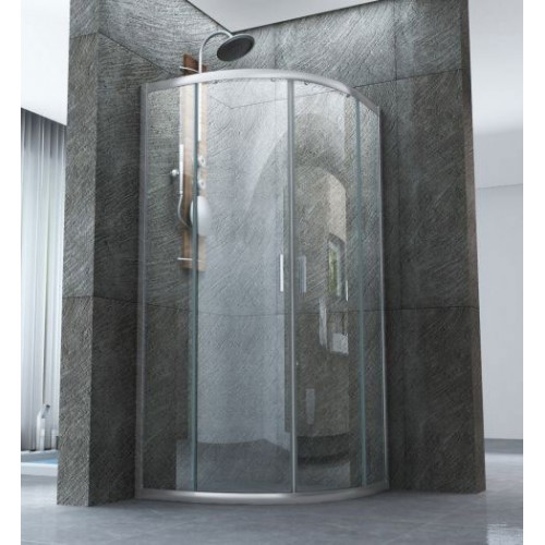Box Doccia Cristallo 70x90 80x80 90x90 Semicircolare 6 mm | BricoShop24