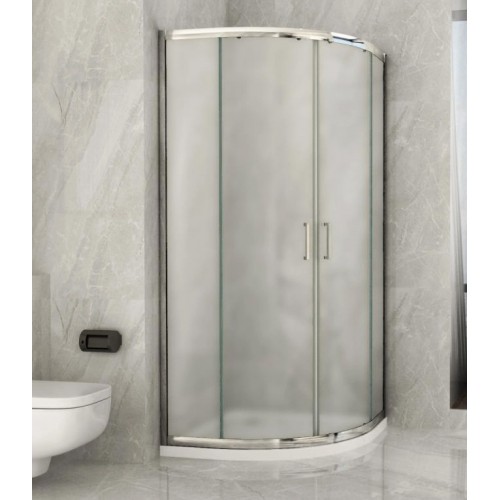Box Doccia 70x90 Vetro Opaco 80x80 90x90 Semicircolare 6mm Scorrevole 190