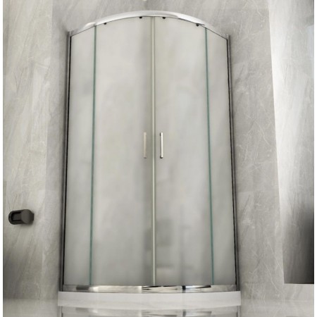Box Doccia 70x90 Vetro Opaco 80x80 90x90 Semicircolare 6mm Scorrevole 190