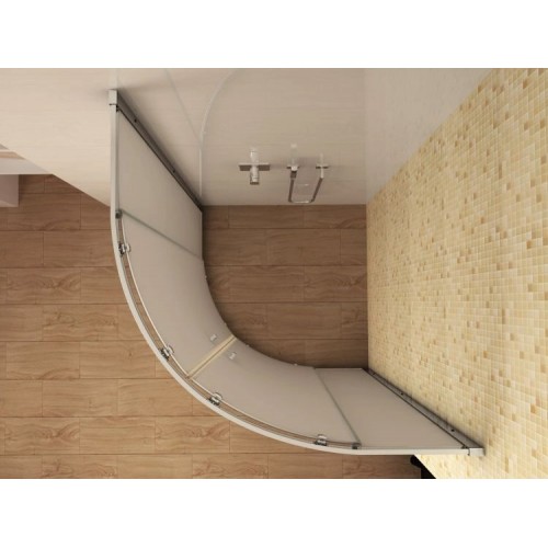 Box Doccia 70x90 Vetro Opaco 80x80 90x90 Semicircolare 6mm Scorrevole 190