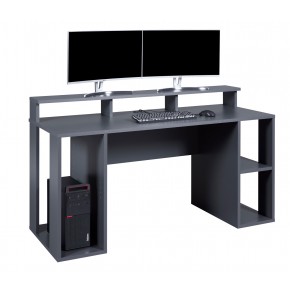 Tavolo Scrivania Gaming Grigia Porta Pc da Ufficio Cameretta 2