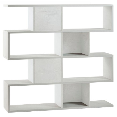 Libreria Modulare Bianco a Giorno Moderna Mensole Scaffale Ufficio Studio