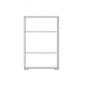 Armadio 2 Ante Noce Ossido Bianco Credenza Multiuso con Ripiani Mobile 2