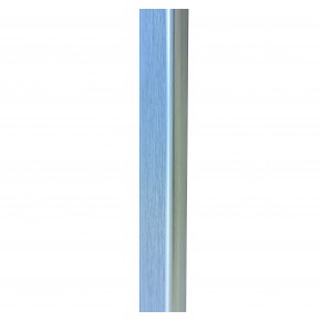 Maniglione per Porta Blindata da 120cm Cromato Satinato Piatto Verticale da Esterno 2