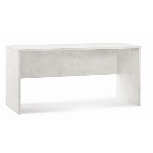 Tavolo Kit Scrivania 160 cm Bianco Moderna da Ufficio Cameretta Porta Pc