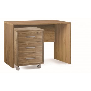Scrivania Kit 120 cm Noce in Legno Salvaspazio Moderna Ufficio Cameretta 2