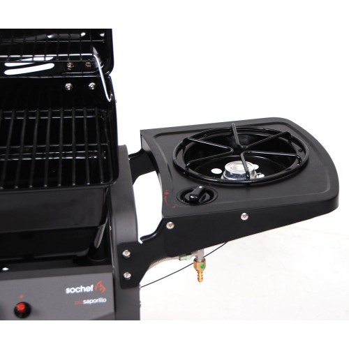 Barbecue Gas 10Kw Piu Saporillo 2 Bruciatori Acciaio Inox 50.6x35.6 Griglia 