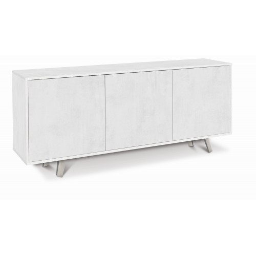 Armadio Bianco Madia 3 Ante Contenitore Buffet Soggiorno Credenza