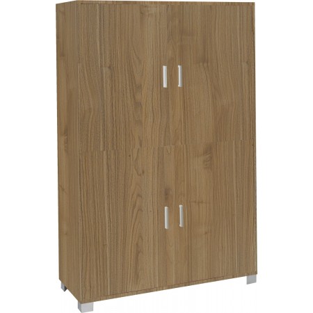 Dispensa Credenza con 4 Ante Noce Madia Buffet Ripiani Ufficio Piattaia