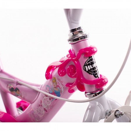 Bicicletta da Bambina Princess Ruota 14 Pollici Bici con Rotelle Freni