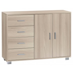 Madia Olmo Credenza Bassa Mobile 2 Ante 4 Cassetti Contenitore Salone