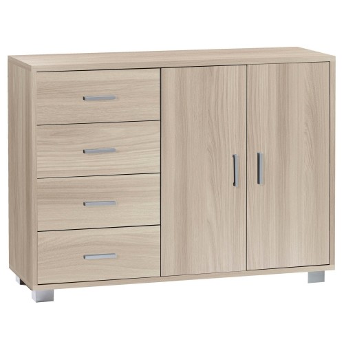 Madia Olmo Credenza Bassa Mobile 2 Ante 4 Cassetti Contenitore Salone