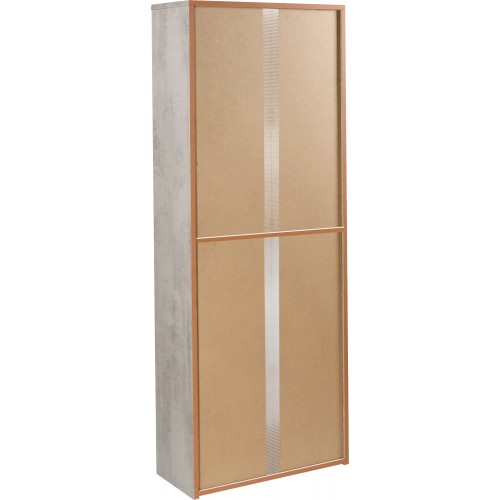 Scarpiera Slim Noce 4 Ante Ribalta Doppia con Cassetto Portascarpe Mobile