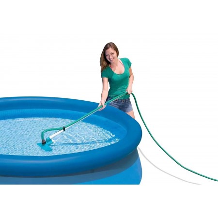Kit Pulizia Piscina Fuori Terra Fondo Asta Spazzola Aspirante Retino Acqua