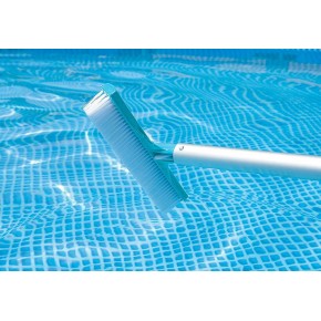 Kit Pulizia Deluxe Piscina Fuori Terra Asta Telescopica Spazzola Retino 2