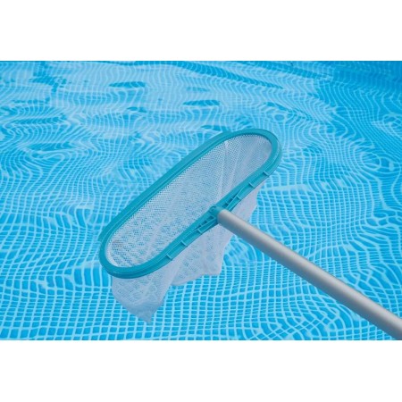Kit Pulizia Deluxe Piscina Fuori Terra Asta Telescopica Spazzola Retino