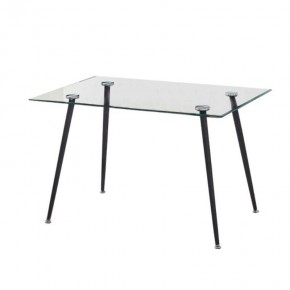 Tavolo in Vetro Cristallo 140x80 da Cucina per Sala Pranzo
