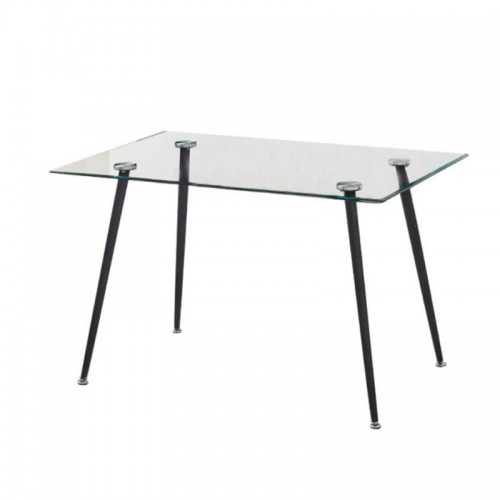 Tavolo in Vetro Cristallo 140x80 da Cucina per Sala Pranzo