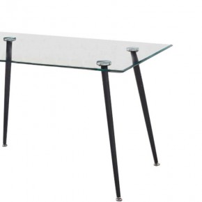 Tavolo in Vetro Cristallo 140x80 da Cucina per Sala Pranzo 2