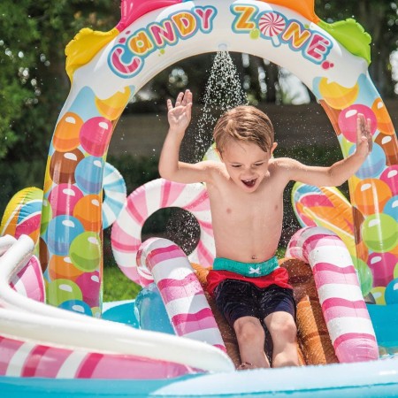Parco Acquatico Bambini Candyzone Gonfiabile Intex Giardino Gioco Piscina