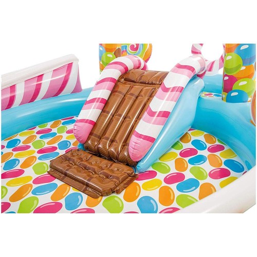 Parco Acquatico Bambini Candyzone Gonfiabile Intex Giardino Gioco Piscina