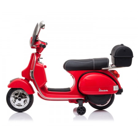 Piaggio Vespa PX 150 Rosso Moto Elettrica da Bambini a Batteria 12 V