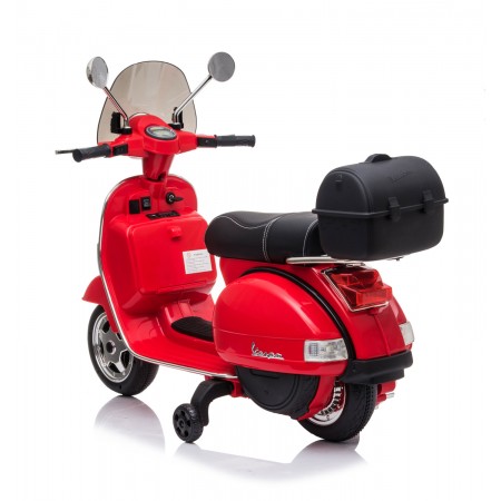 Piaggio Vespa PX 150 Rosso Moto Elettrica da Bambini a Batteria 12 V