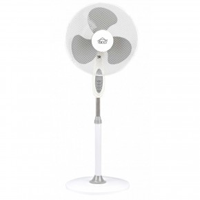 Ventilatore Oscillante Bianco a Piantana da Pavimento Pale Orizzontale
