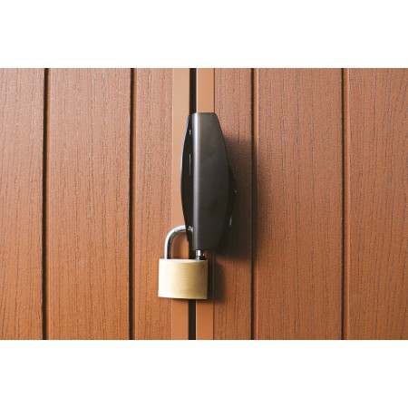 Casetta da Giardino 190x183x221 cm Effetto Legno EVOTECH+ Doppia Porta