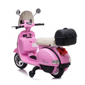 Piaggio Vespa PX 150 Rosa Moto Elettrica da Bambini Batteria 12 V 2