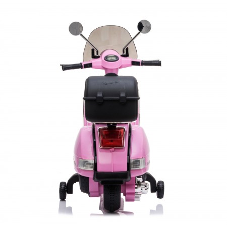 Moto Elettrica per Bambini Piaggio Vespa PX 150 Rosa a Batteria 12 V