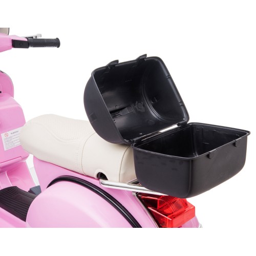 Moto Elettrica per Bambini Piaggio Vespa PX 150 Rosa a Batteria 12 V