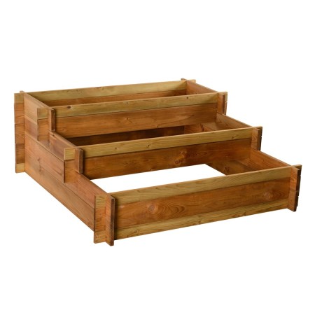 Fioriera 120x120 Orto Rialzato Urbano da Balcone Giardino Aiuola Vaso in Legno