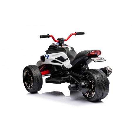 Macchinina Quad Elettrico ATV 3.0 Bambino Mini Bianco a Batteria 12 V