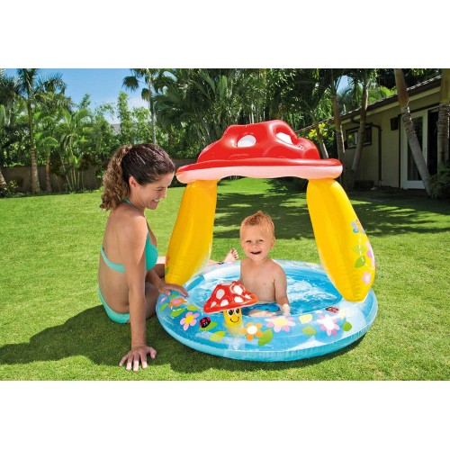 Piscina Gonfiabile per Bambini Fungo Intex Esterno Parco Giochi Acquatico