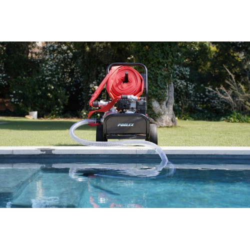 Motopompa Antincendio PoolSam per Piscina Pompa Acqua Carrellata Incendio