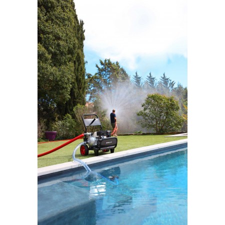Motopompa Antincendio PoolSam per Piscina Pompa Acqua Carrellata Incendio