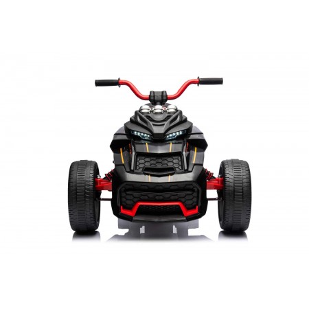 Macchina Bambino Mini Quad ATV 3.0 Elettrico Nero Cavalcabile a Batteria