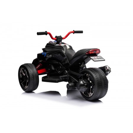 Macchina Bambino Mini Quad ATV 3.0 Elettrico Nero Cavalcabile a Batteria